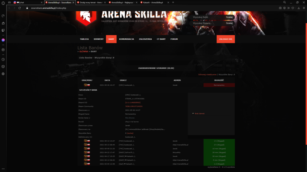 ArenaSkilla.pl - SourceBans – Opera 26.05.2021 14_32_37.png