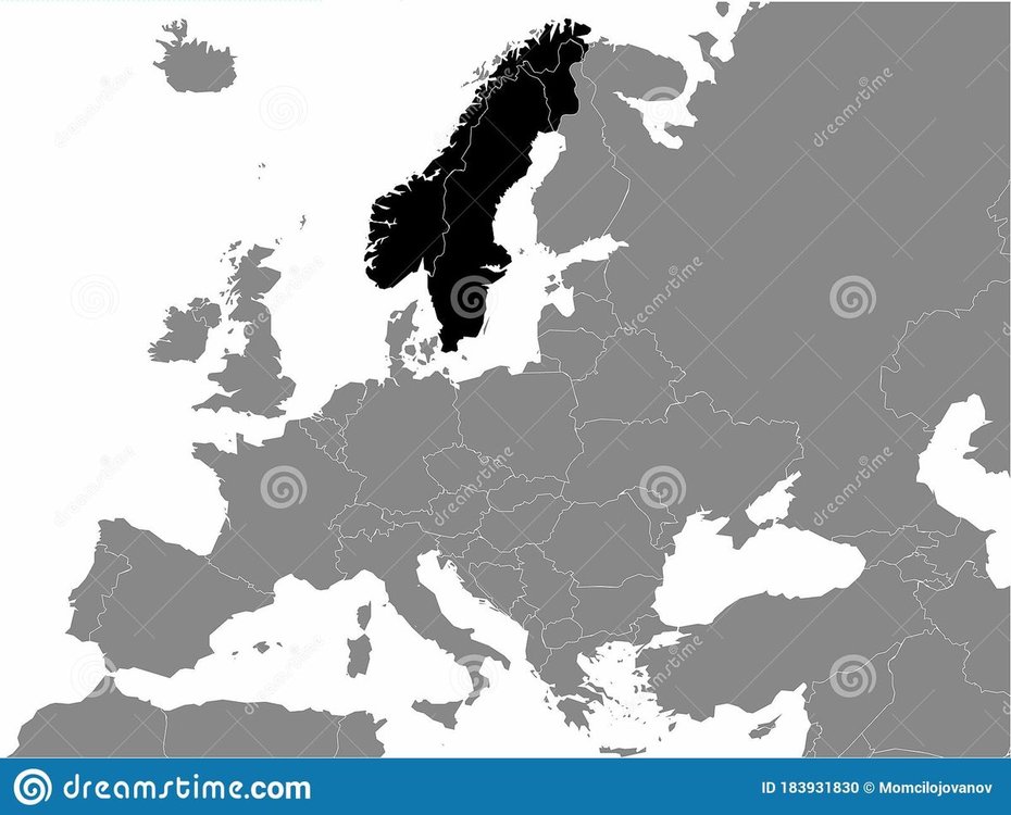 mapa-półwyspu-skandynawskiego-szczegółowa-czarna-polityczna-na-szarym-tle-kontynentu-europejskiego-183931830.jpg